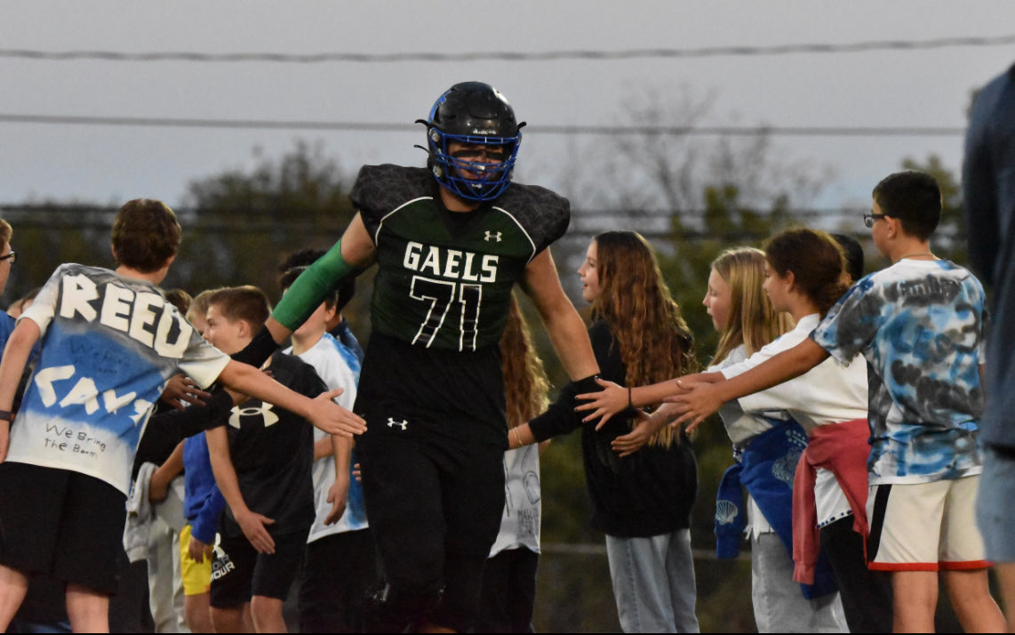 Week 8 Film 
hudl.com/v/2T1Vnr
C/O 2027 
LT
#71
6’6 270 
8-0 
Conference champs 
#2 team in SD
<a href="/STMCavsFB/">St. Thomas More Football</a> <a href="/11_Hagen/">Austin Hagen</a> 
<a href="/coach_hadac/">Coach Isaac</a> <a href="/5StarFBRecruits/">5 Star Football Recruiting</a>