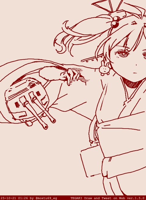 ひみつ道具 #tegaki_dt