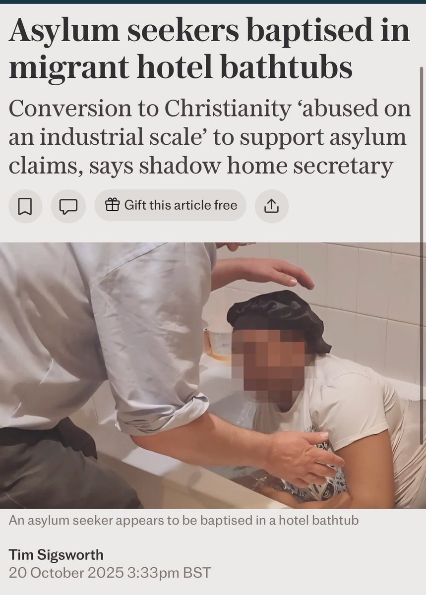 If you genuinely believe that these migrants are suddenly switching to Christianity, you are an idiot of the highest order…

That, or you’re a Labour member.