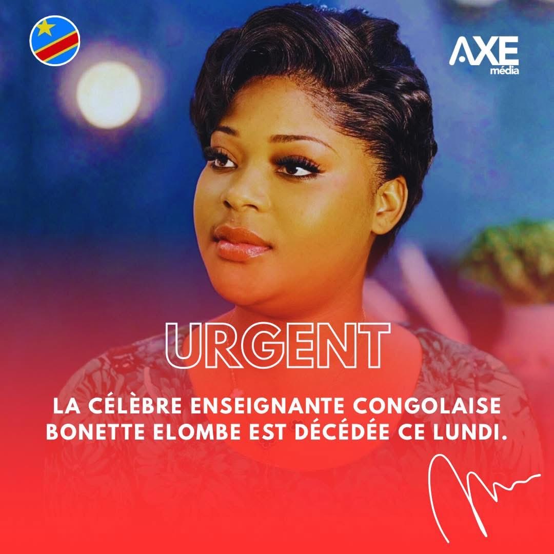 Toute personne qui a mal parlé de cette Dame Bonette Elombe vous êtes maintenant contente j’espère 

Repose en paix Madame