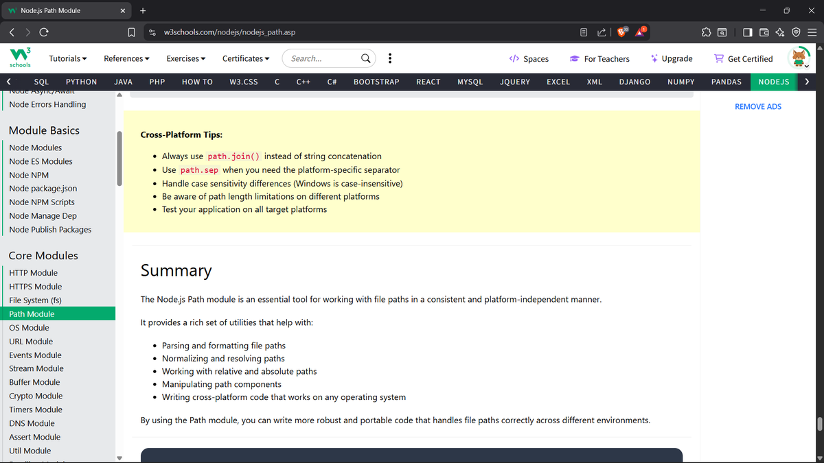 GhimireSiddanta's tweet photo. #LUD23 #LearningUtsav2025 #FestivalOfLearning 

Continued with Node.js Core Modules!
-File System (fs) Module – reading, writing &amp; managing files
-Path Module – handling and resolving file paths easily https://t.co/PilJ0FRTf5