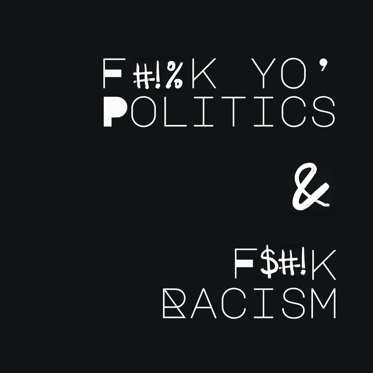 vairagyaentinc's tweet photo. W(est) x E(ast) merch x "F#!%K Yo' POLITICS &amp; F$#!K RACISM" limited Edition - AVAILABLE 12/25 #Antieastindianhatecampaign 
.
.
.
#newmerch #newmerchalert🚨 #apparel #tees #hoodies #antidiscrimination #antiracism #hiphop #comingsoon #limitededition https://t.co/kFHm8rvKb6