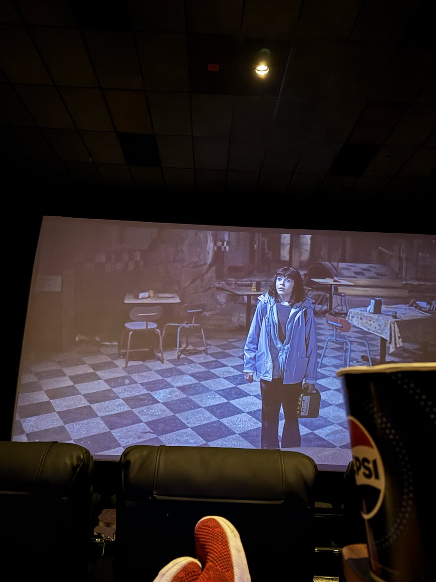 Spooky dog movie time