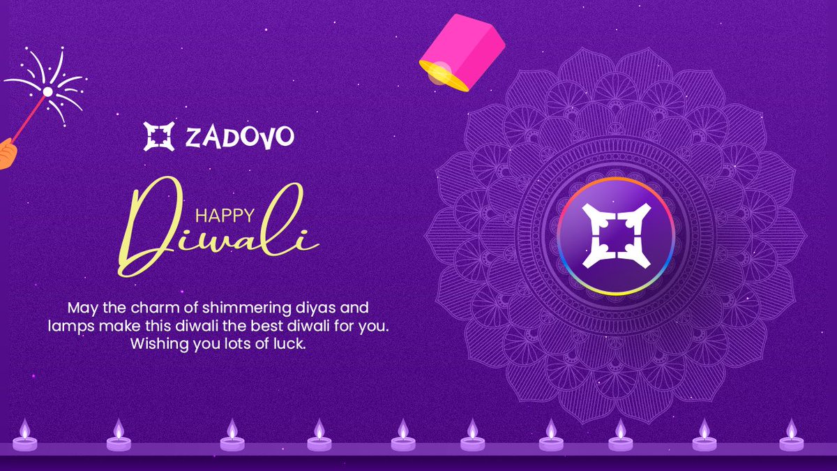 🪔🪅Wishing everyone a prosperous Diwali from the ZADOVO BLOCKCHAIN team!
May this festival of lights illuminate the path toward innovation, trust, and financial freedom on the blockchain.

As we prepare to launch our Canadian-built PoA EVM Blockchain, we celebrate the spirit of
