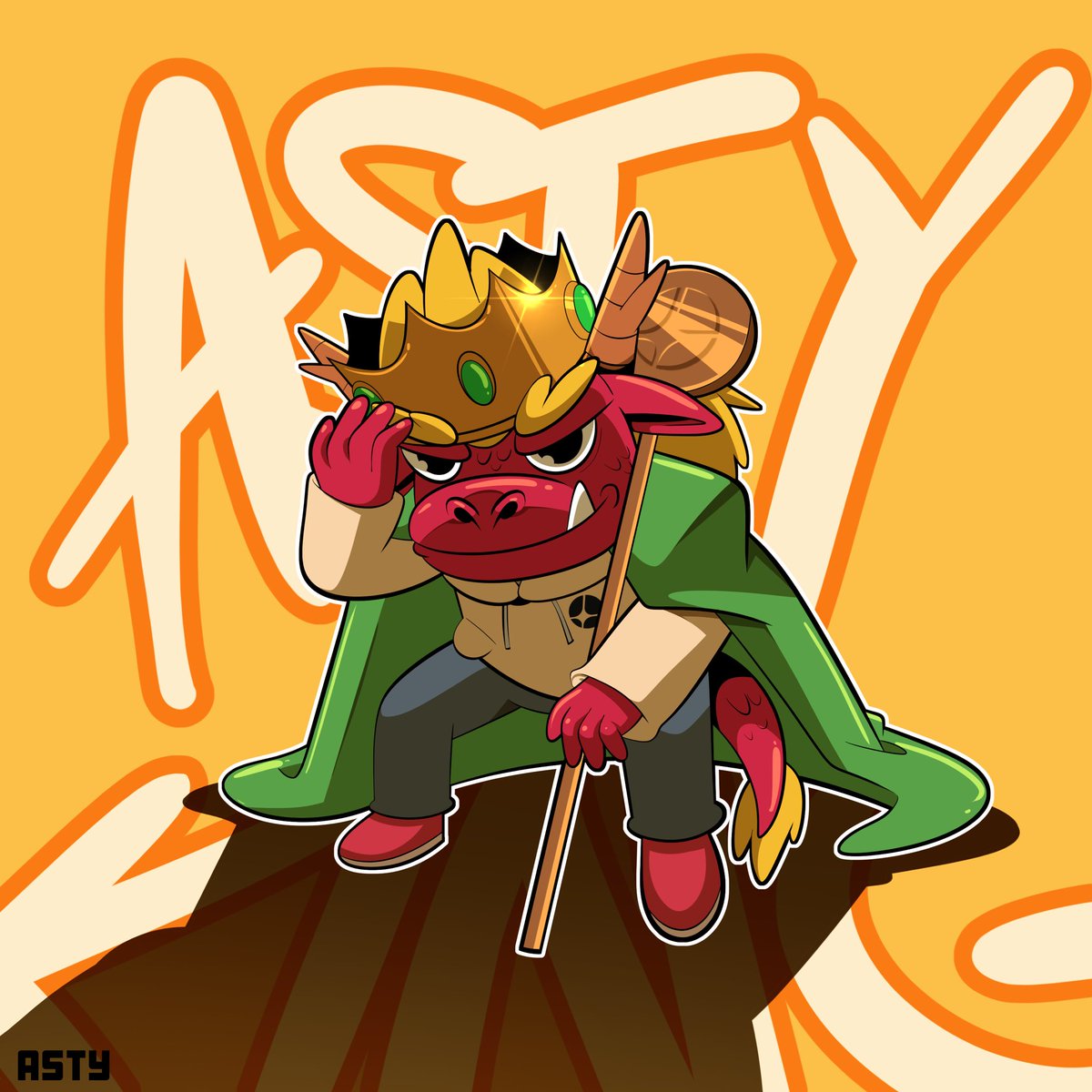 0xAsty's tweet photo. HAIL KING $ASTY. https://t.co/AGjPqHQnbi