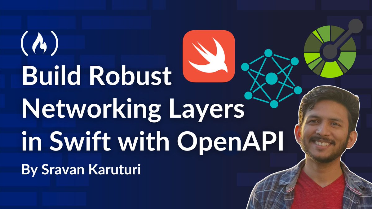 freeCodeCamp's tweet image. For many application developers, writing the networking layer of an app can be a tedious process.
And if there's a minor change in a backend API - the whole thing can break. That's where the OpenAPI spec comes in.
In this guide, Sravan teaches you how to build robust networking…