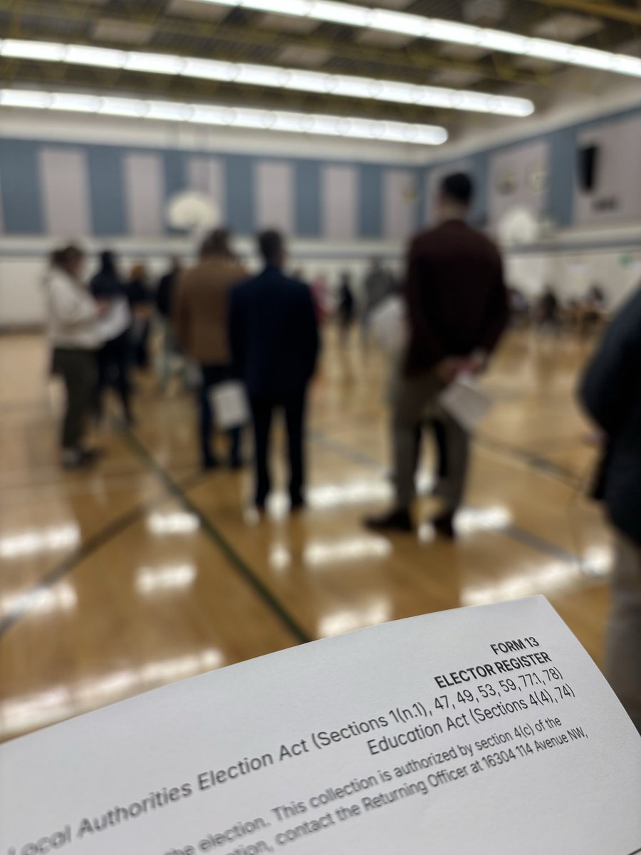 Voted! #yeg

Polls open until 8:00 pm