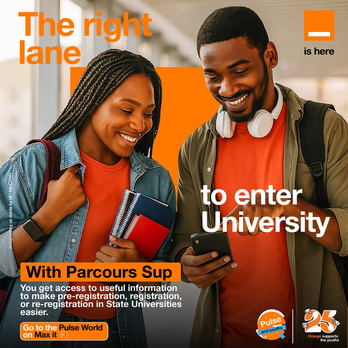 Orange_Cameroun's tweet photo. 📚 Registering for university has never been this easy!
Find all the key info for your registration in one click: https://t.co/0zjumnOTjn

#OrangeIsHere #OrangePulse #ParcourSup https://t.co/i2xGLrlc4I