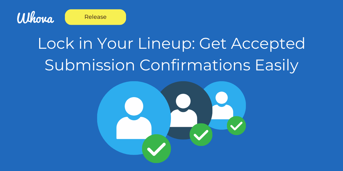✅ Easily Confirm Speakers 

Whova’s Speaker Confirmation Forms lets you include a confirmation form in speaker acceptance emails, so speakers can confirm their participation quickly and easily!

Learn more here: whova.com/blog/call-for-…

#EventMarketing #EventPlanning #EventTech