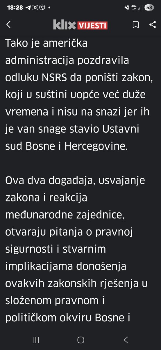 Увијек искрено говорим и радим што је барабама алиби за увреде.
Али, поред горчине када се нешто мора постоји вјештина и упорност да се Српска штити.Залуд пљују ФБХ тројке и опозиција која не гласа ни за,ни против већ бјежи са сједница кад се преузима одговорност.
Касно сконтају!