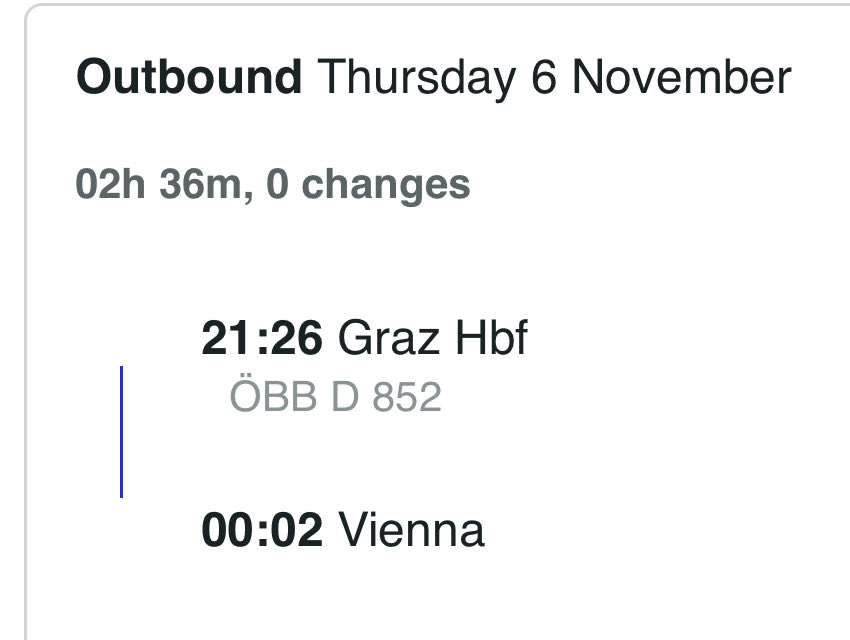 If anyone needs a train back from Graz to Vienna after the game I still have a spare ticket due to now travelling back on the Friday! #nffc