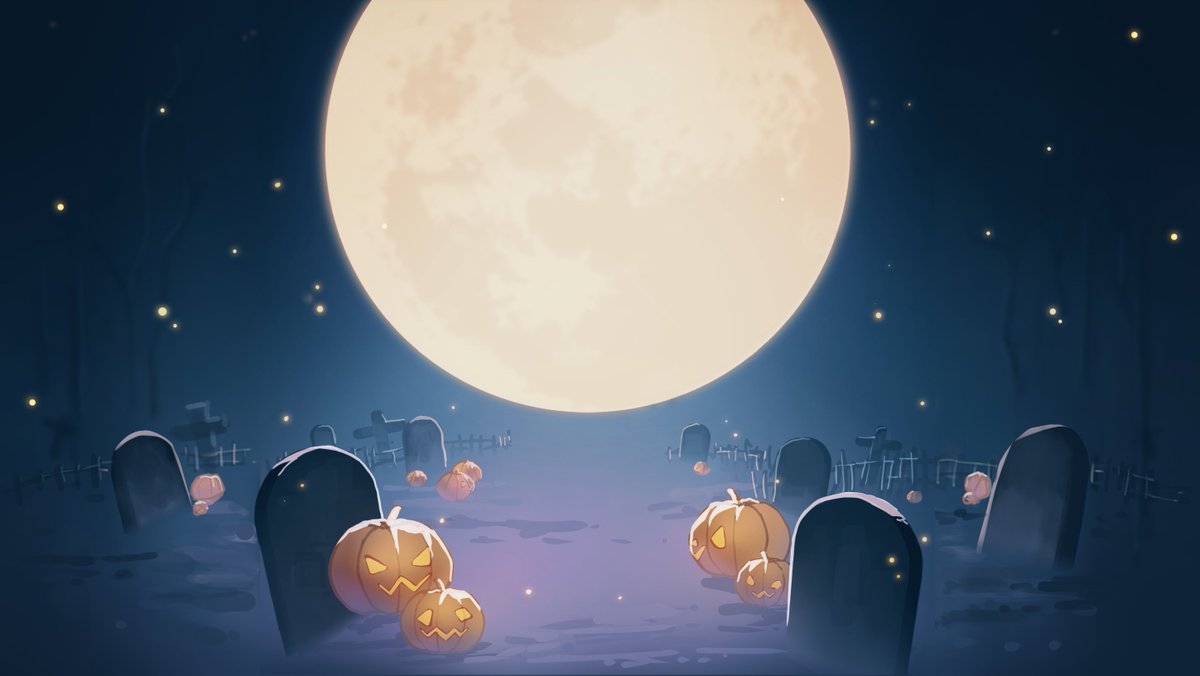 🎃 Free Halloween background, use as you wish~