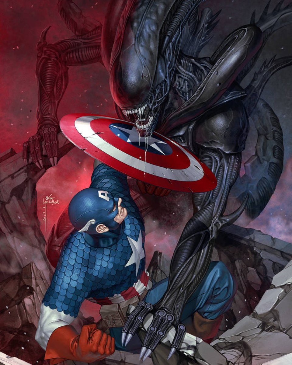 Alien vs. Captain America #1
By inhyuklee
<a href="/inhyuklee/">InHyuk Lee</a>
bit.ly/4nQ0WFR