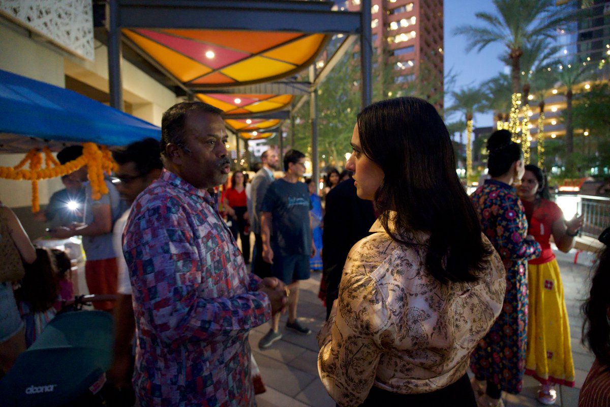 RepYassAnsari's tweet image. Happy #Diwali! Honored to celebrate the Festival of Lights in the heart of Phoenix.
Diwali is a celebration of light over darkness—a message that feels especially powerful as our country faces deep division and even a government shutdown. We’ll keep fighting for the light. ✨