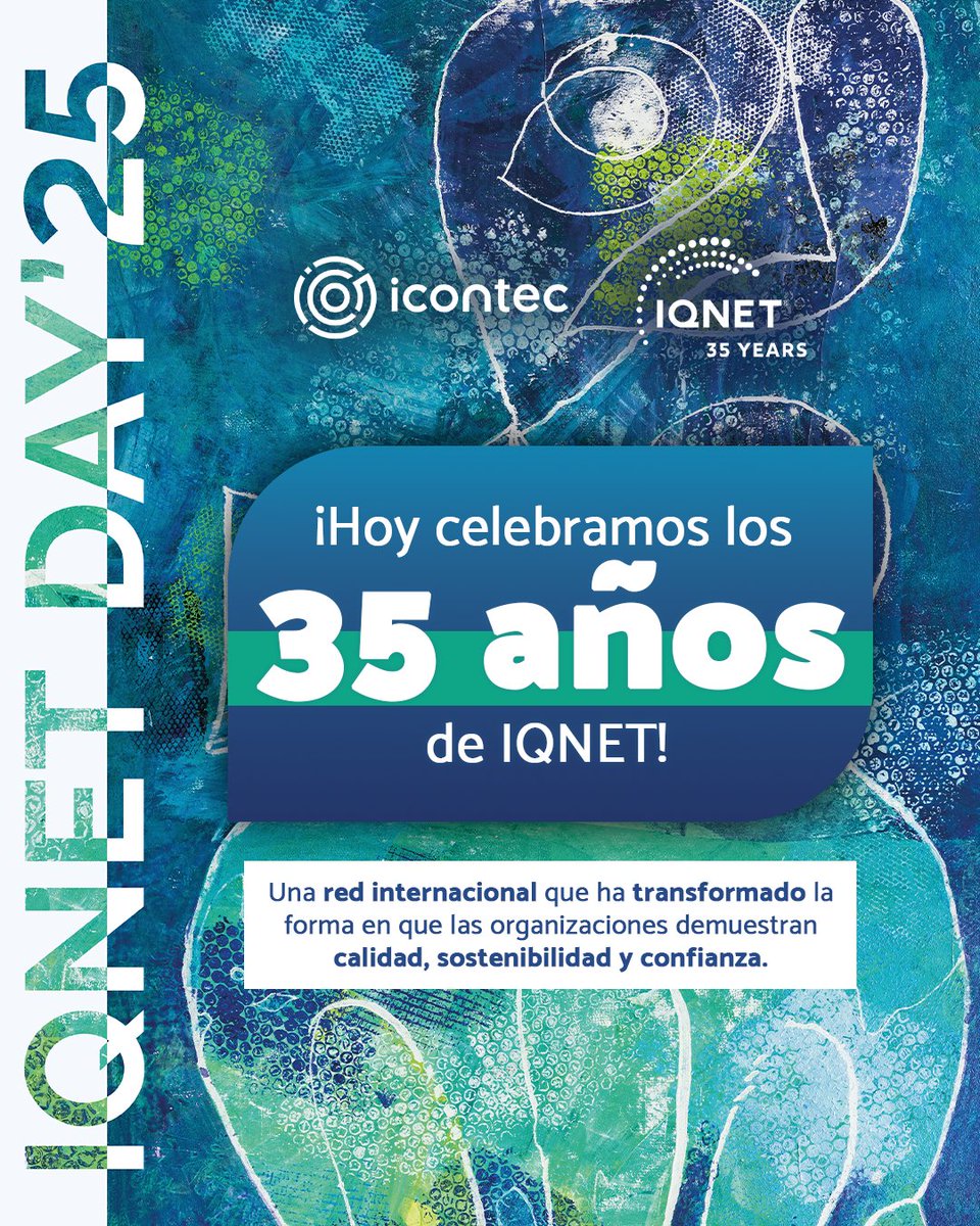 ICONTEC's tweet image. #IQNETDay | ✨ 35 años conectando al mundo con confianza y calidad. Celebramos a IQNET, la red que impulsa estándares globales y nos inspira a seguir construyendo un futuro sostenible. 🌍