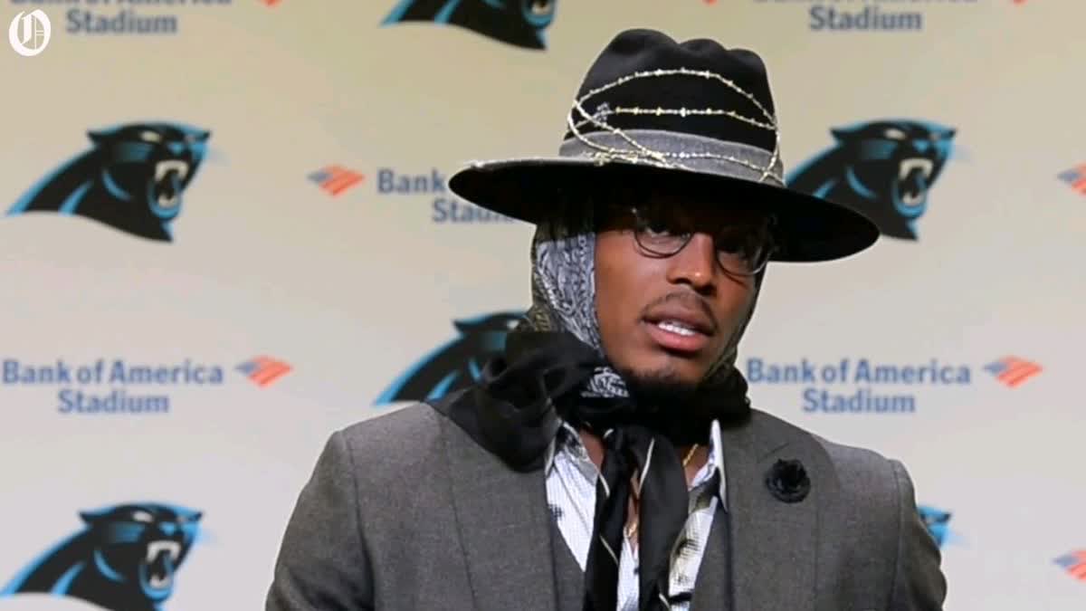 why is that cam newton dresses like an upscale hobo?