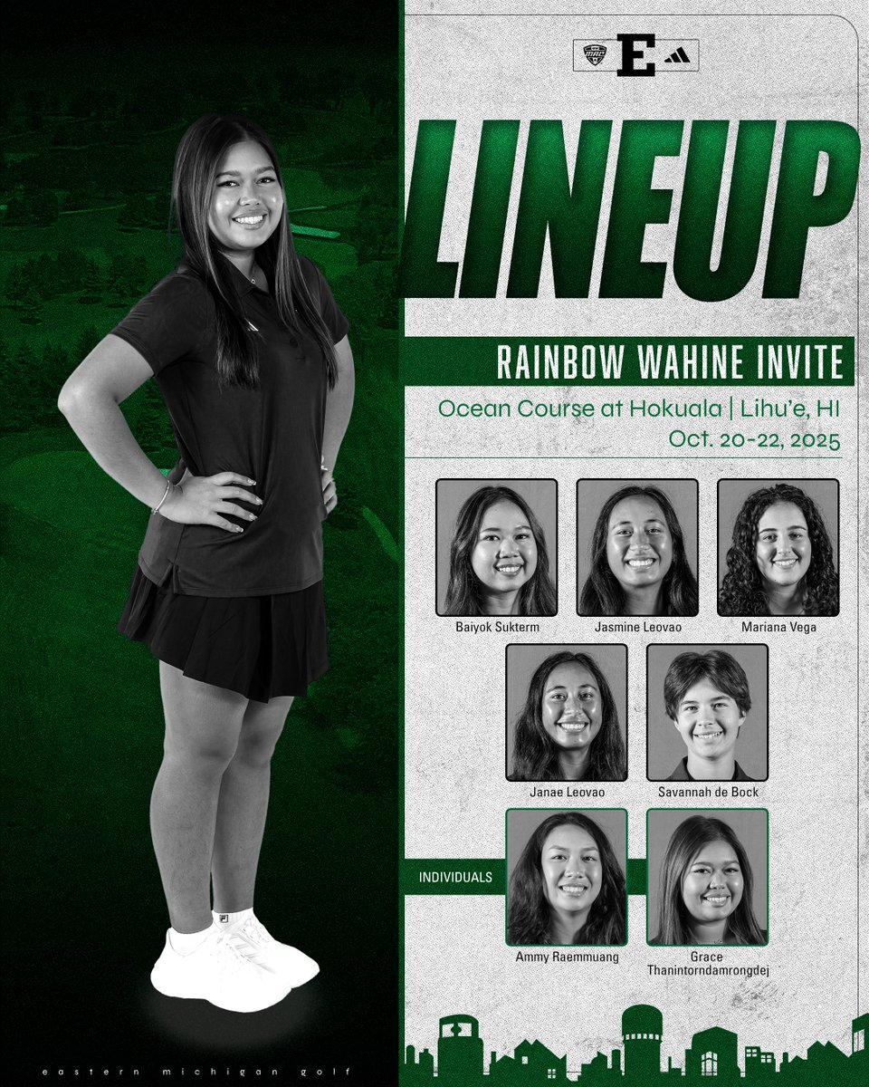 Lining It Up: Rainbow Wahine Invitational

Two freshmen will be making their debuts this week!

⛳️ tinyurl.com/22v4g8z8
