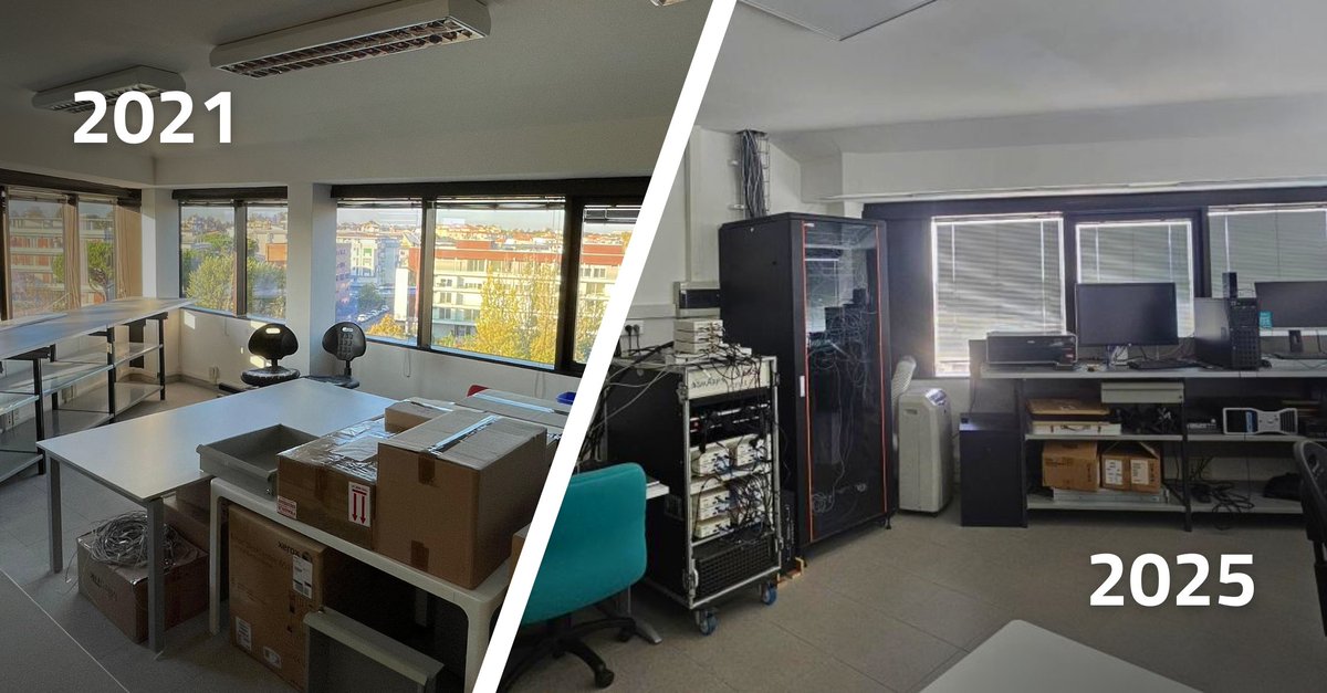 Lab_RaSS's tweet image. Four years ago, we moved into our current headquarters - an empty space that has since evolved into a vibrant environment where research, technology, and collaboration come together. 

👉 Enjoy the transformation!

#CNITRaSSLab #ResearchInnovation #RadarTechnology #Anniversary