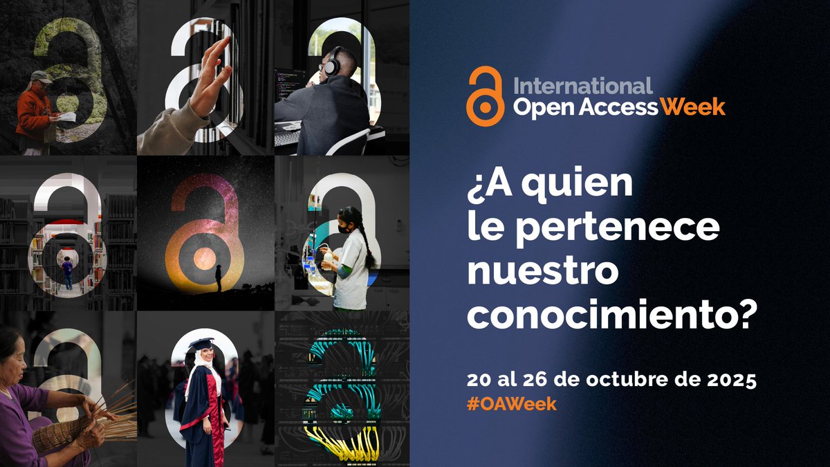 Nos unimos a la Semana del Acceso Abierto 2025: ¿Quién posee nuestro conocimiento? 💡
Desde nuestro archivo trabajamos cada día para garantizar que la memoria universitaria sea un patrimonio vivo, accesible y compartido.
#oaweek #oaweek2025 #internationalopenaccessweek2025