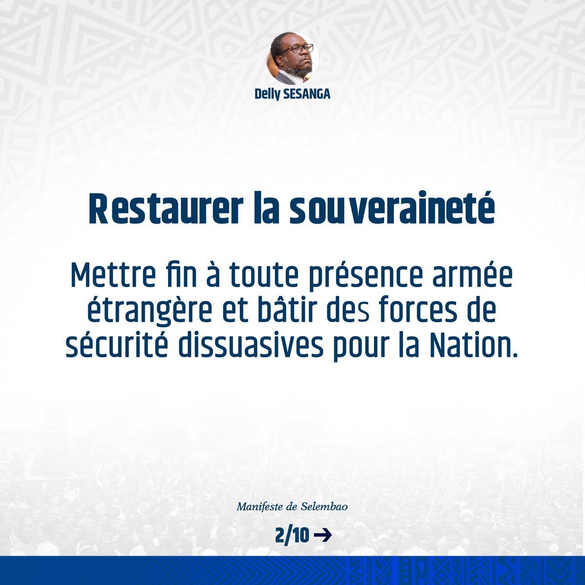 SESANGA FOR PRESIDENT tweet media