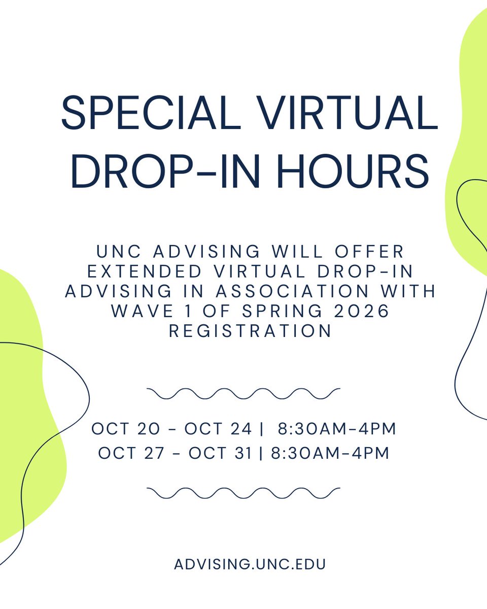 UNC Advising tweet media