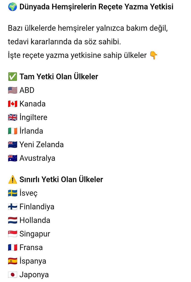 “Hemşireye güvenen ülkelerin, sağlık sisteminde en ileriye giden ülkeler olması tesadüf olamaz.”