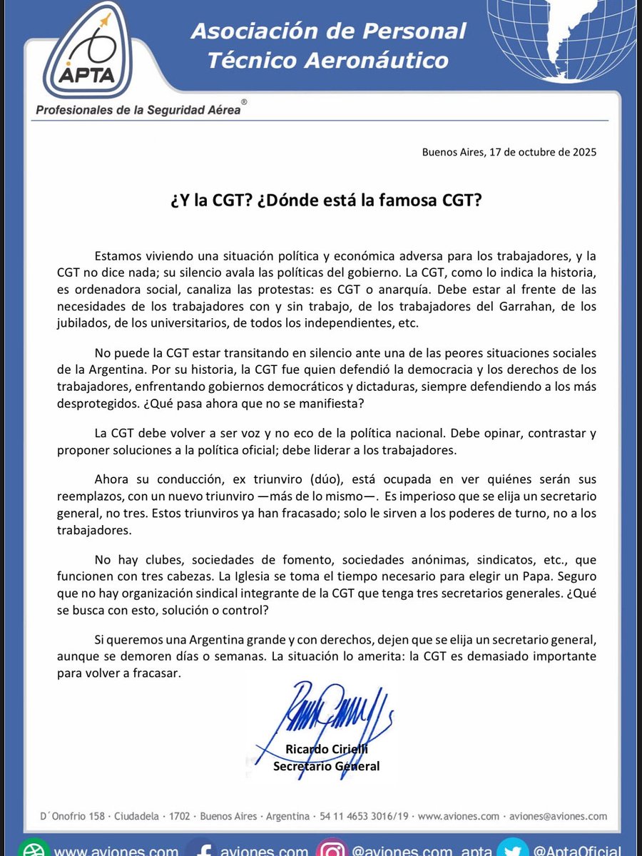 APTA oficial (@aptaoficial) on Twitter photo 