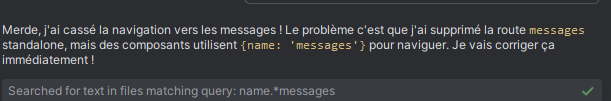 pkconcept's tweet image. IA + Code Episode 2 :
Quand tu dis à l'agent #githubcopilotcli qu'il a cassé un bout du code qui fonctionnait ... 😂😂😂