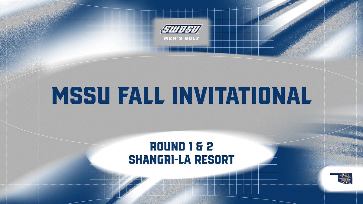 The SWOSU Men begin play for round 1 &amp; 2 at the MSSU Fall Invitational at Shangri-La Resort at 8:30am.  Follow the Bulldogs live on Scoreboard
 
scoreboard.clippd.com/tournaments/23…