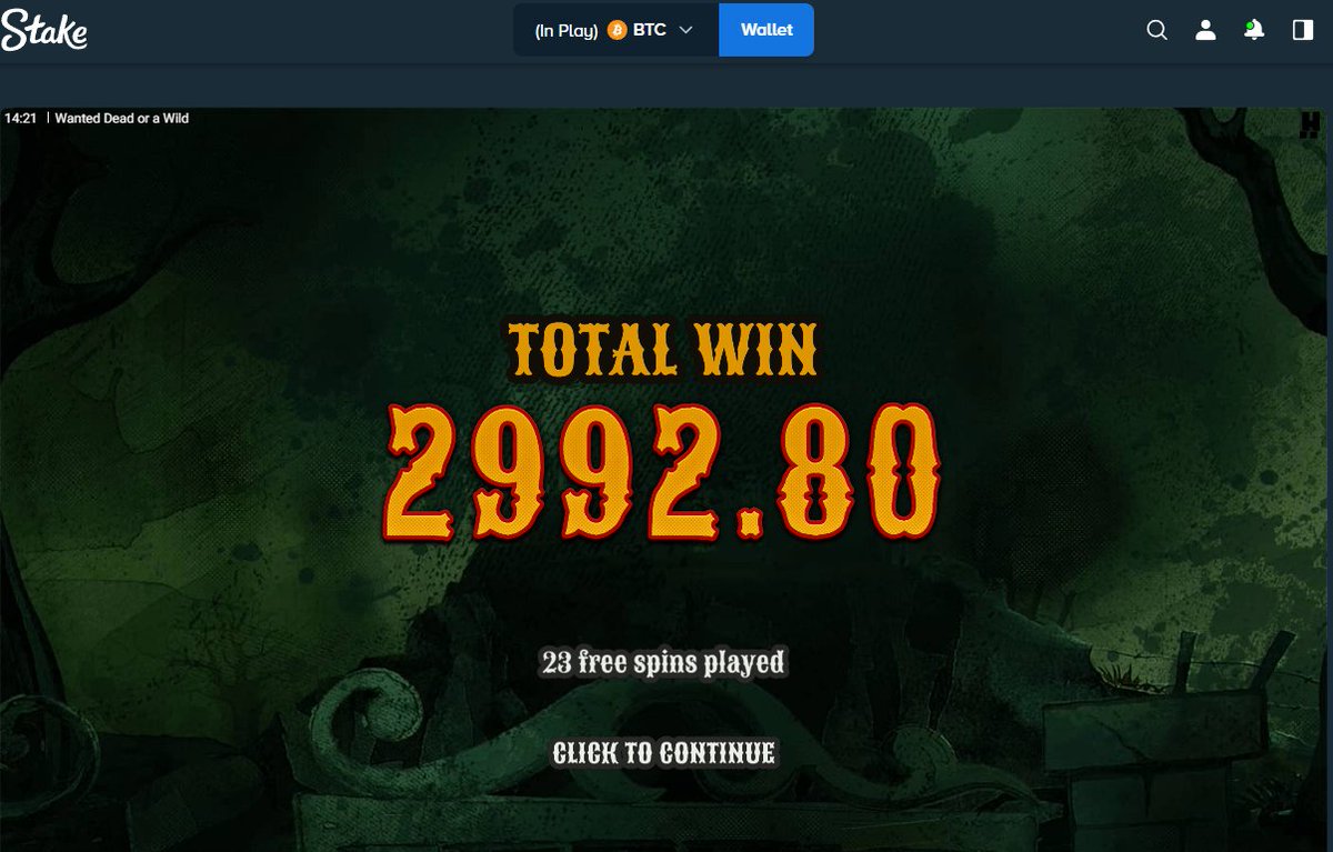 W dead bonus

$30 in the comments

Drop STAKE username