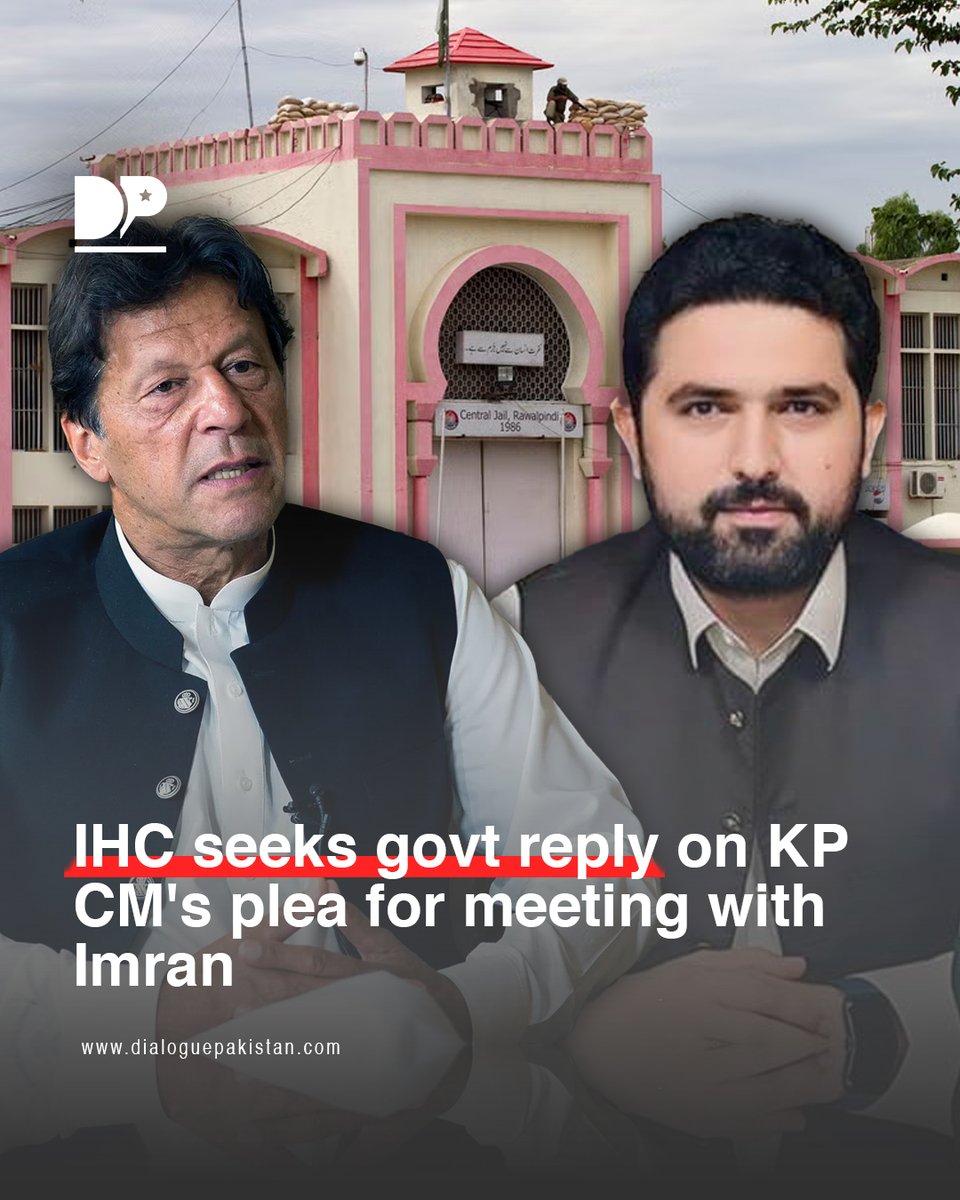 DialoguePak's tweet image. The Islamabad High Court (IHC) on Monday issued notices to the federal as well as provincial authorities on a petition filed by Khyber Pakhtunkhwa 

dialoguepakistan.com/en/pakistan/ih…

#DialoguePakistan #IHC #Seeks #Govt #Reply #KP #CM #Plea #Meeting #Imran