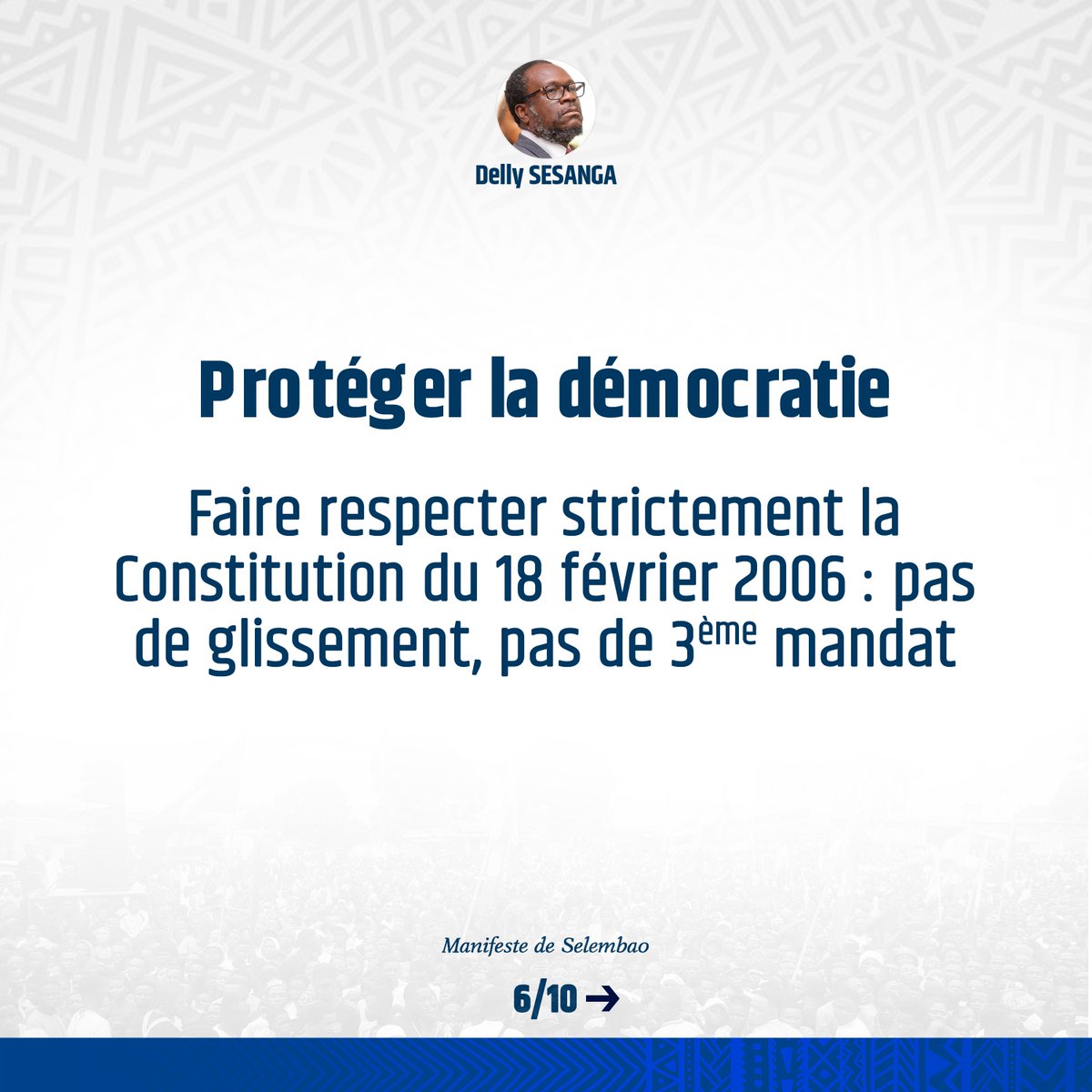 SESANGA FOR PRESIDENT tweet media