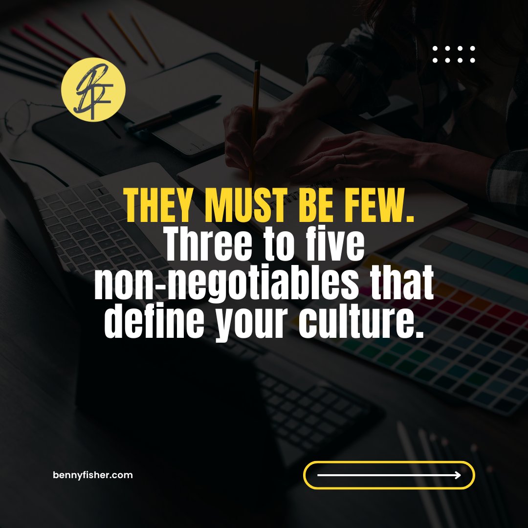 fisherbenny's tweet image. If you&apos;re struggling with team chemistry, it&apos;s a value mismatch. You owe it to the people who do align to cut the friction. Live them, hire them, and protect them relentlessly. 

#CoreValues #Culture #Hiring #Leadership #TeamBuilding