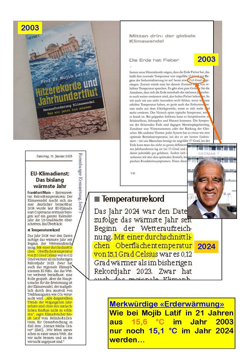 Klima_Manifest's tweet image. Checkst Du, wie z.B. der Klimascharlatan Mojib Latif Dich seit Jahren getäuscht hat...ähnliches können wir auch #Schellnhuber und #Rahmstorf nachweisen.