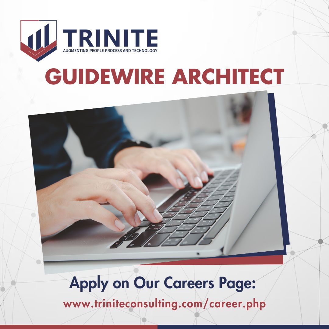 triniteofficial's tweet image. Now Hiring: Sr. Guidewire Policy Center Architect!
📍 Worcester, Massachusetts
📩 Interested in taking your Guidewire expertise to the next level? Apply here: triniteconsulting.com/career.php
#Guidewire  #SolutionArchitecture #EnterpriseArchitecture #Hiring #Trinite #TriniteConsulting