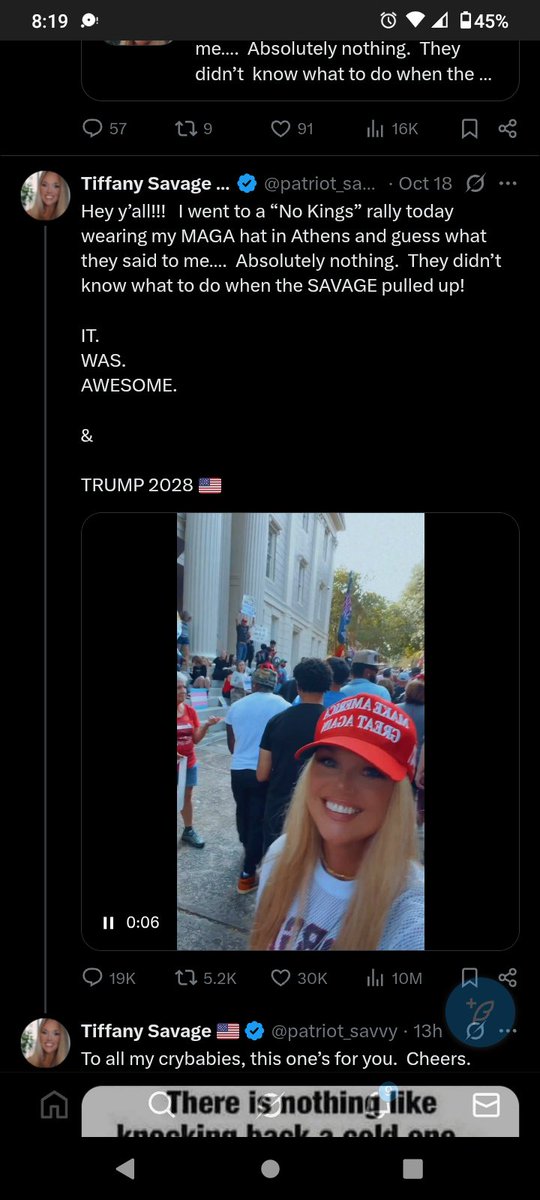 CharmanderGurl's tweet photo. Wow if this evil. Than I guess anything is evil in the libs eye. she's just supporting Trump. 🤷🏼‍♀️ https://t.co/2yJQuCKMFN