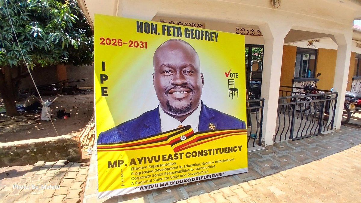 Hon. Feta Geoffrey has officially declared bid for Ayivu East MP race on Independent ticket after losing NRM flag in July. But he pledged to mobilize support for President Museveni in the 2026 general elections. 
Full Video 👇
vt.tiktok.com/ZSUgdVhrR/
