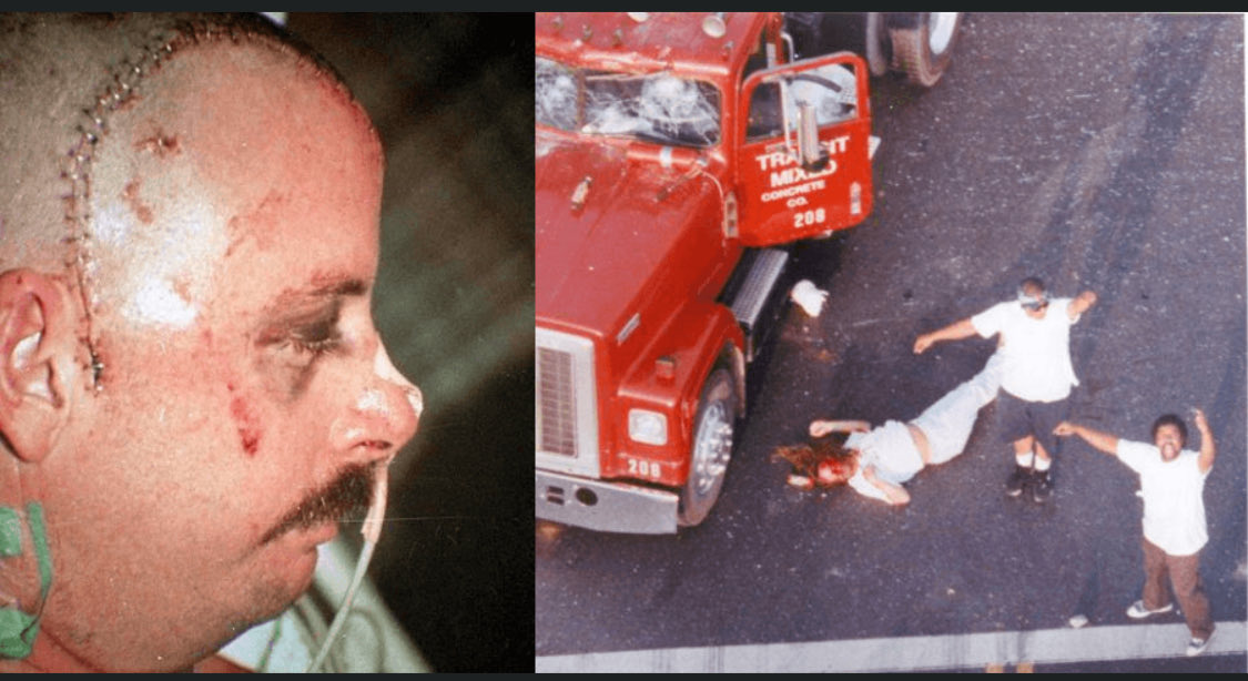 <a href="/4thOfJuly365/">Mr. Star Spangled MAGA</a> Remember when  Reginald Denny stopped… and LA Rioters nearly killed him…The Pedal to the Metal…✅