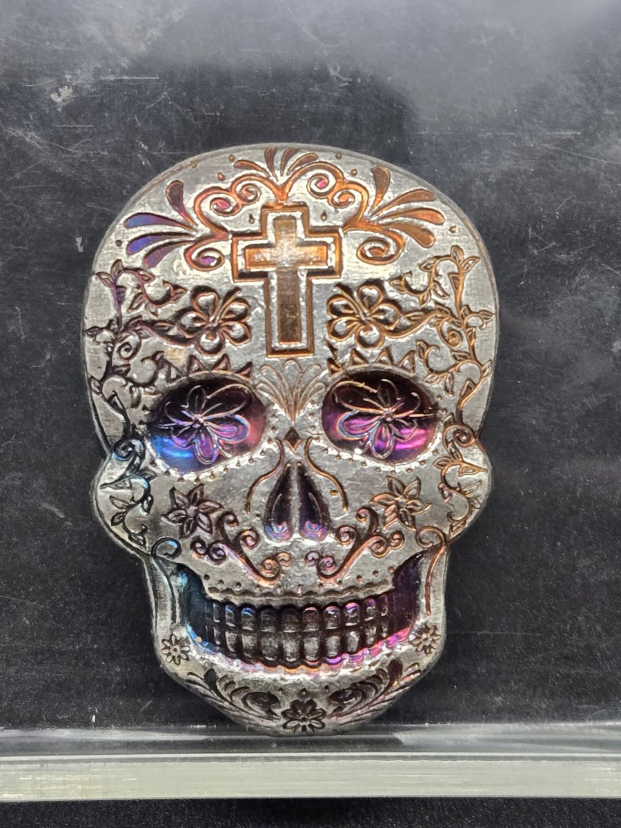 EdgewoodCoin's tweet image. 💀 Silver Skull Collection 💀
Turn heads with these stunning 2 oz and 10 oz Silver Skulls!
Each piece is crafted from .999 fine silver with detailed engravings and vibrant toning — a true work of art for any silver stacker or collector.

🔥 Limited quantities available