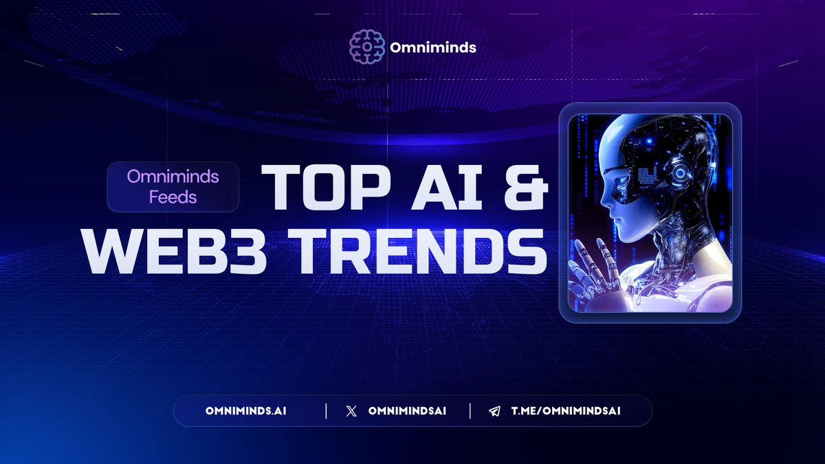 omnimindsai's tweet image. O𝗺𝗻𝗶𝗺𝗶𝗻𝗱𝘀 𝗙𝗲𝗲𝗱𝘀: 𝗧𝗼𝗽 𝗔𝗜 𝗮𝗻𝗱 𝗪𝗲𝗯𝟯 𝗧𝗿𝗲𝗻𝗱𝘀

✅ @Bitcoin Reaches $110,000 Amid Stabilization in US-China Trade War
✅ @Perplexity_ai’s CEO Replaces Pitch Decks with AI Talks
✅ BNB Chain sees record user activity, transactions up 151% in 30 days
✅…