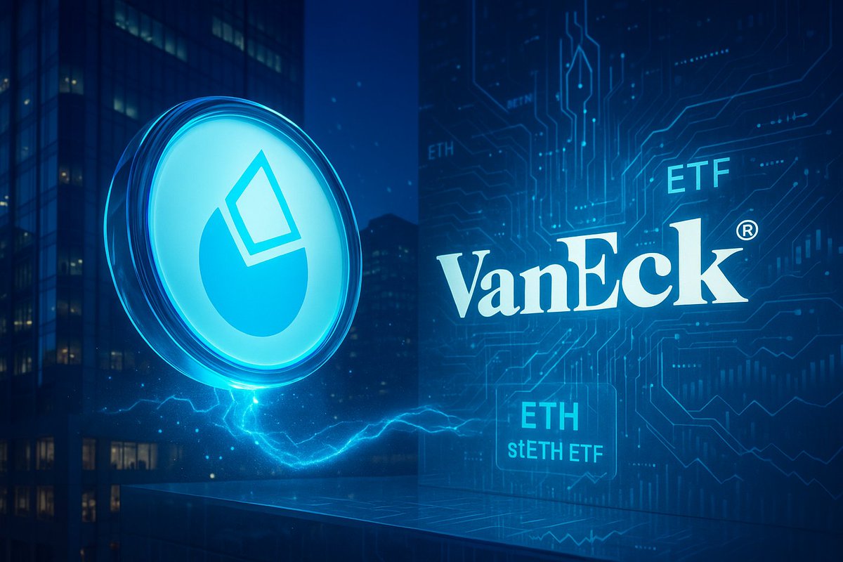 ⚡ Flash News | ⚠️ VanEck files for stETH-based ETF

Asset manager VanEck has filed with the SEC for its new “Lido Staked ETH ETF,” offering exposure to stETH from the Lido protocol.