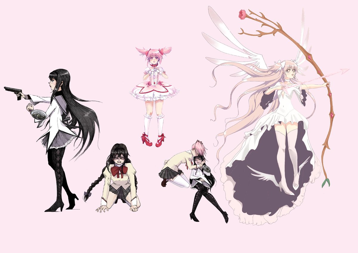 Anzie666's tweet photo. Made some Madoka Magica fan art!🎀💞 #MadokaMagica #madoka #Homuraakemi #fanart https://t.co/kSprupjNpt