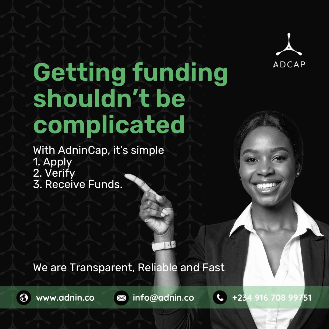 Adnincap's tweet photo. Running a business is tough, but getting funds shouldn’t be.  We’ve simplified the funding process so you can focus on your business growth.

Fast approvals, Transparent terms, and Real support... 
Your next big move starts here.

 #SMEFunding #GrowWithAdninCap #BusinessSupport https://t.co/CoLi3KgiJM