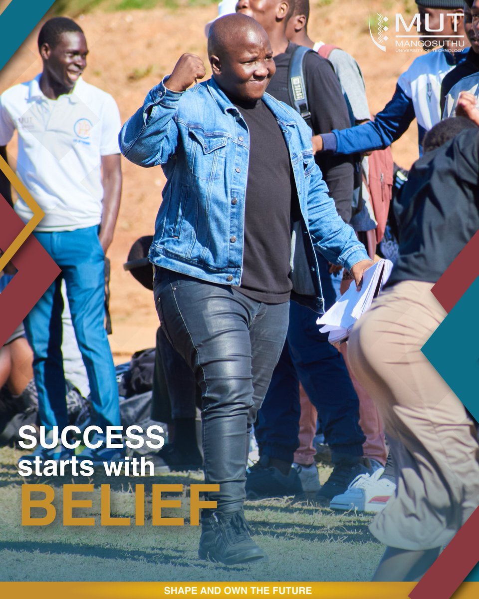 Success starts with belief.

Believe in your preparation, your effort, and your potential💪🏽✨

#MUT #ExamSeason #SuccessStartsWithBelief