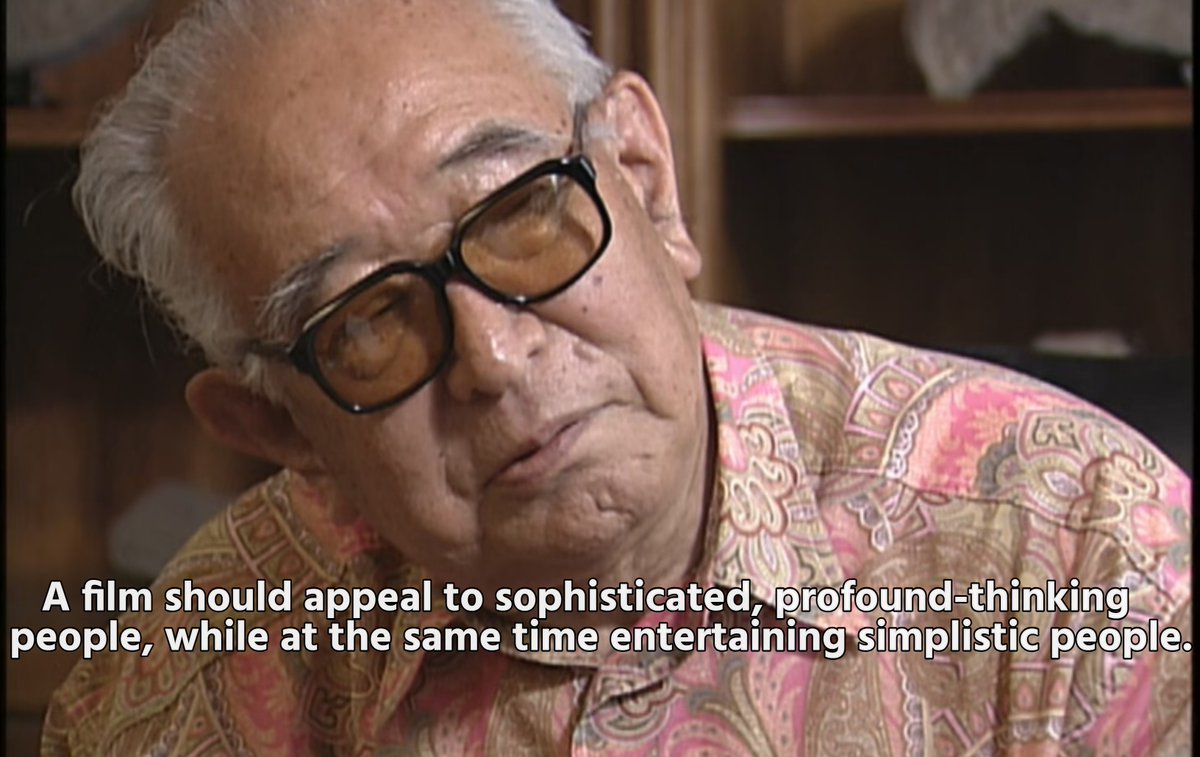 Akira Kurosawa's advice to filmmakers.