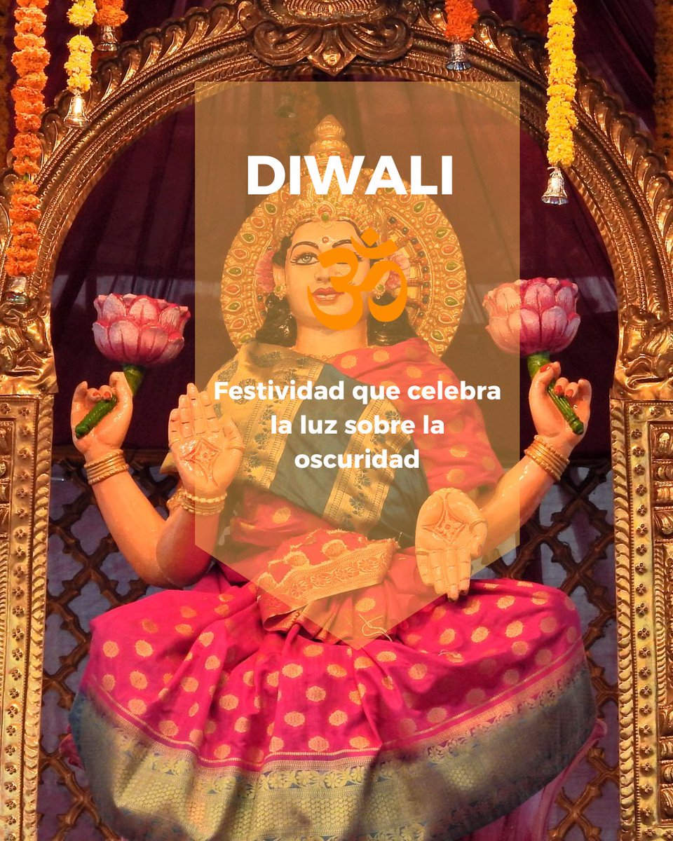 PluralismoyC's tweet image. Hoy es el nuevo año hindú (1947). La comunidad #hindú celebra #Diwali. Es una celebración que destaca la #luz, la #prosperidad y la victoria del #bien sobre el #mal. La festividad implica también la alegría compartida a través de la comida, los regalos y la unidad familiar.