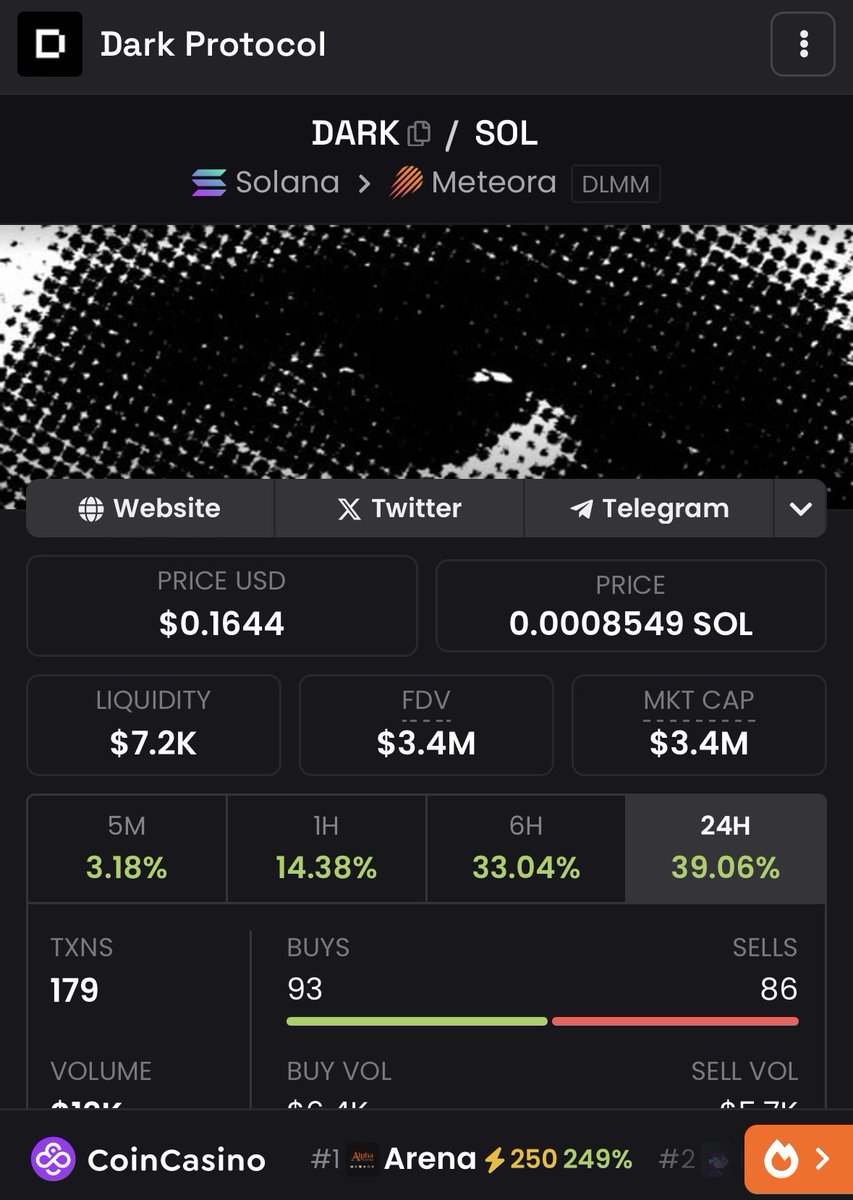 $DARK 

FmQ7v2QUqXVVtAXkngBh3Mwx7s3mKT55nQ5Z673dURYS