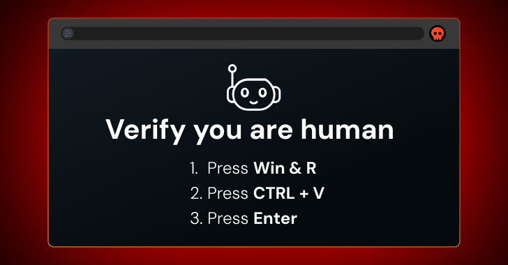 TheHackersNews's tweet image. 🚨 A fake CAPTCHA just breached hospitals, universities, and city networks.
The scary part? Victims copied the attack code themselves — straight from their browser.
It’s called ClickFix, and it hijacks users through “fix this page” pop-ups — no downloads, no phishing email…