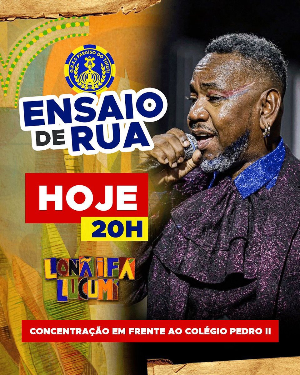 Tuiutioficial's tweet image. Segundou com o melhor ensaio de rua de todos 🔥💛💙

A partir das 20h, você tem um encontro marcado com a gente. A concentração é em frente ao Colégio Pedro II, em São Cristóvão. Chama todo mundo! 🗣️