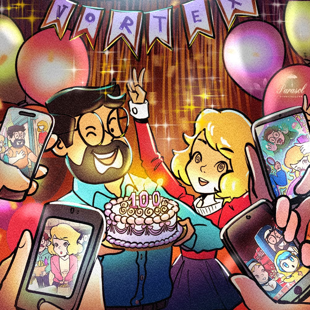 feedvortex's tweet image. São 100 anos e, com eles, inúmeras histórias terríveis! Hoje @Katiucha e @OdeioPePe trazem alguns destaques, com direito a vídeos de gravações que vocês nunca viram antes, pra comemorar essa data improvável!
Site: vortexpodcast.com
Spotify: abrir.link/bwlkT